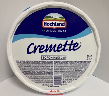 Сливочный сыр Cremette 65% Hochland (Креметте Хохланд), 2 кг.