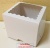 Коробка на 1 капкейк с окном - белая