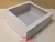 Коробка для зефира - 20х20х7 см - белая
