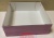 Коробка для зефира - 20х20х7 см - Розовая