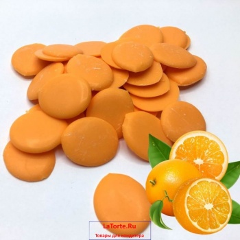 Глазурь кондитерская "Шокомилк" со вкусом апельсина