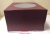 Коробка для торта 30х30х19 с окном - бордовая