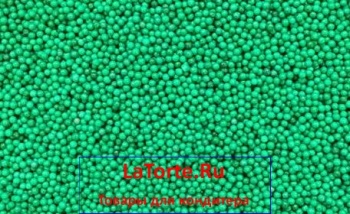 Посыпка - шарики зелёные