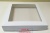 Коробка для пряников 20х20х3,5 белая с окном