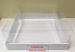 Коробка для торта 24х24х11 с окном - белая