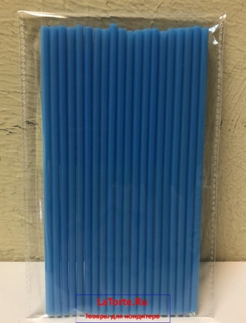 Палочки для кейкпопсов - 15 см - голубые